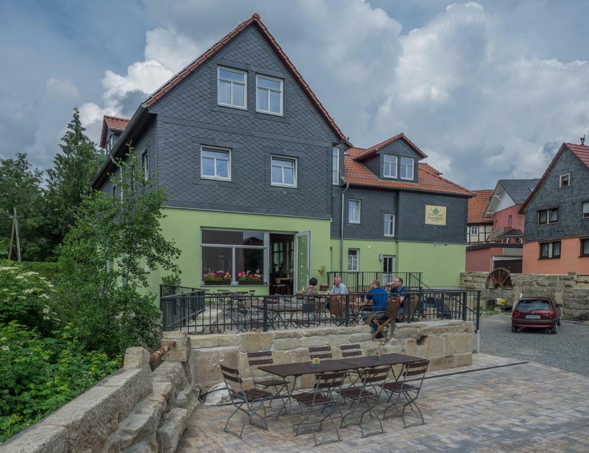 Brauereigasthof Marktmühle Oberdorla Exterior foto